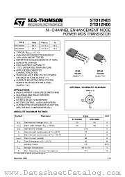 STD12N05 datasheet pdf SGS Thomson Microelectronics