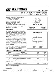AM0912-300 datasheet pdf SGS Thomson Microelectronics
