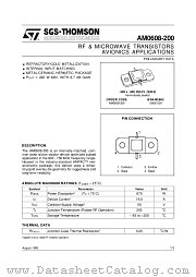 AM0608-200 datasheet pdf SGS Thomson Microelectronics