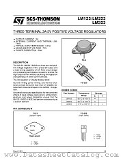 LM223 datasheet pdf SGS Thomson Microelectronics