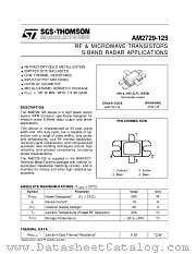 AM2729-125 datasheet pdf SGS Thomson Microelectronics