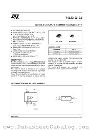 74LX1G132CTR datasheet pdf SGS Thomson Microelectronics