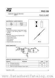 PKC-136 datasheet pdf SGS Thomson Microelectronics