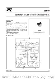 L9909 datasheet pdf SGS Thomson Microelectronics