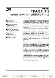 AN1200 datasheet pdf SGS Thomson Microelectronics