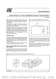 AN437 datasheet pdf SGS Thomson Microelectronics
