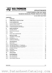 AN930 datasheet pdf SGS Thomson Microelectronics