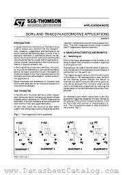 AN871 datasheet pdf SGS Thomson Microelectronics