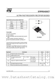 STPR2420CT datasheet pdf SGS Thomson Microelectronics