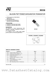 BD336 datasheet pdf SGS Thomson Microelectronics