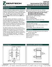SM712 datasheet pdf Semtech