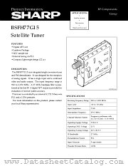 BSFH77G15 datasheet pdf SHARP