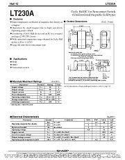 LT230A datasheet pdf SHARP