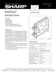 BSFJ78G06 datasheet pdf SHARP