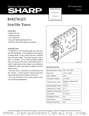 BSFJ78G25 datasheet pdf SHARP