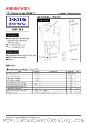 2SK2186 datasheet pdf Shindengen