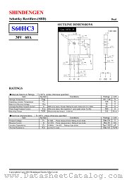 S60HC3 datasheet pdf Shindengen