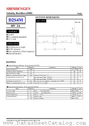 D2S4M datasheet pdf Shindengen