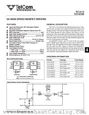 TC1413N datasheet pdf TelCom Semiconductor