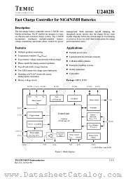 U2402B datasheet pdf TEMIC