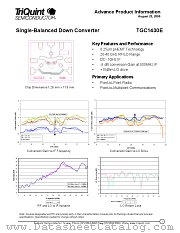 TGC1430E datasheet pdf TriQuint Semiconductor