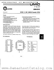 UM4503 datasheet pdf UMC