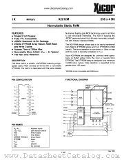 X2212M datasheet pdf Xicor