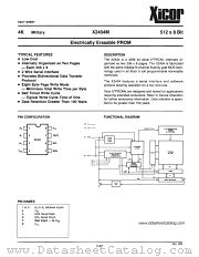 X2404M datasheet pdf Xicor