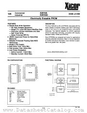 X2816A datasheet pdf Xicor