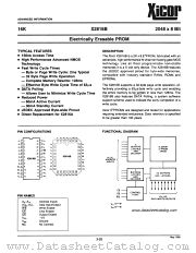 X2816B datasheet pdf Xicor