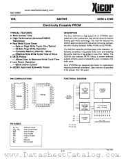 X2816H datasheet pdf Xicor