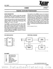 X9503 datasheet pdf Xicor