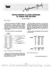 X2816A datasheet pdf Xicor