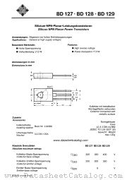 BD129 datasheet pdf AEG-TELEFUNKEN