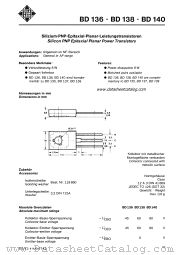 BD138 datasheet pdf AEG-TELEFUNKEN