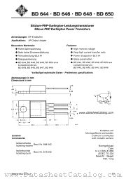 BD648 datasheet pdf AEG-TELEFUNKEN