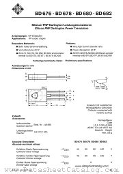 BD680 datasheet pdf AEG-TELEFUNKEN