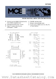 MT72038 datasheet pdf Aeroflex Circuit Technology