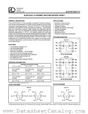 ALD1107 datasheet pdf Advanced Linear Devices