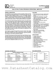 ALD2702BDA datasheet pdf Advanced Linear Devices