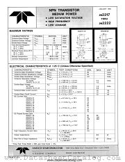 2N2222 datasheet pdf Amelco Semiconductor
