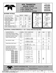 2N2221A datasheet pdf Amelco Semiconductor