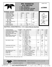 2N2369A datasheet pdf Amelco Semiconductor