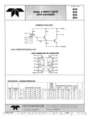 583 datasheet pdf Amelco Semiconductor