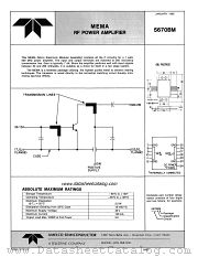 5670BM datasheet pdf Amelco Semiconductor