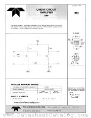 901BE datasheet pdf Amelco Semiconductor