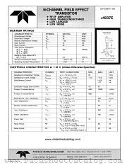 U1837E datasheet pdf Amelco Semiconductor