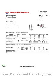 1N1186 datasheet pdf America Semiconductor