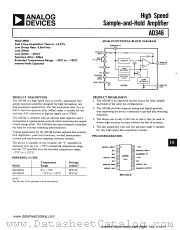 AD346SD datasheet pdf Analog Devices