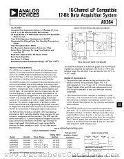 AD364TD datasheet pdf Analog Devices